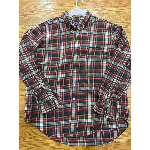 Vintage 90’s Ralph Lauren Men’s Classic Fit Size XXL  Flannel Plaid Button Down - Picture 9 of 9